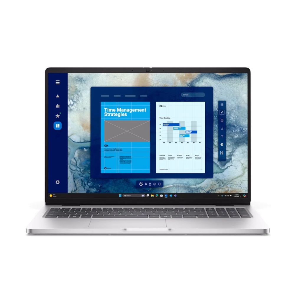 Купить Ноутбук Dell Pro 16 PC16250, Core Ultra 5 235U/16*FHD /32GB/512GB/Intel Graphics/LAN/W11Pro 210-BQHB_BTO106 в Алматы