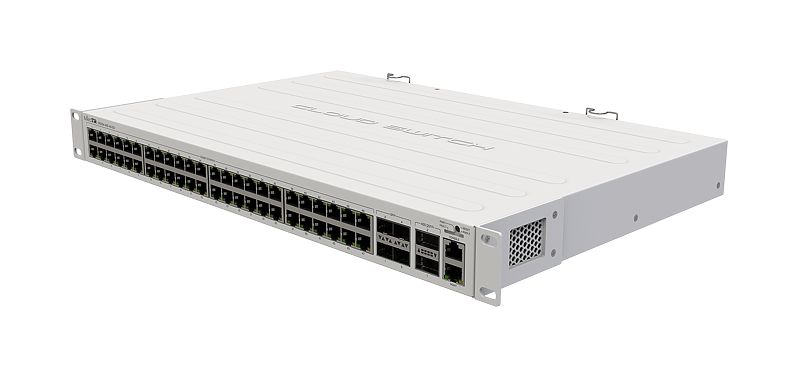 Купить Сетевой коммутатор MikroTik CRS354-48G-4S+2Q+RM Cloud Router Switch, 48x10/100/1000, 4x10G SFP+ в Алматы