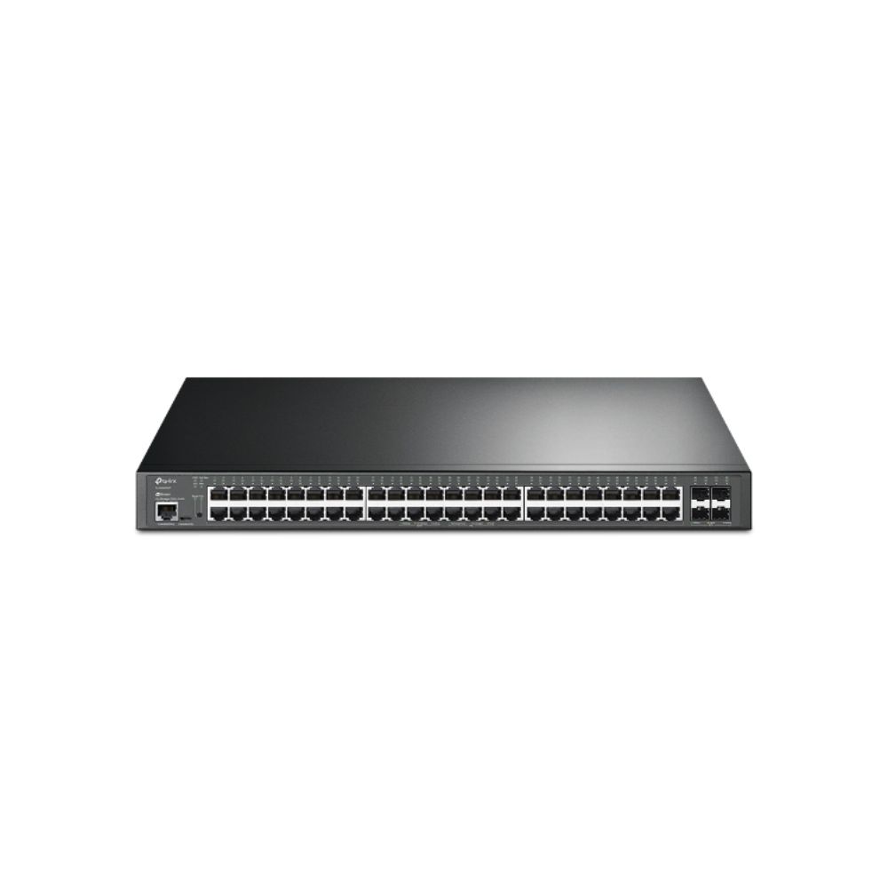 Купить Коммутатор PoE+ управляемый GbE 48-портовый Tp-Link SG3452P <JetStream&trade; 48 портов GbE PoE+ 802.3af/at (max 30W на порт), 4 гигабитных SFP-слота, коммутационная матрица 104 Гбит/с, консольный порт управления, бюджет мощности PoE 384W, интеграция с Oma в Алматы