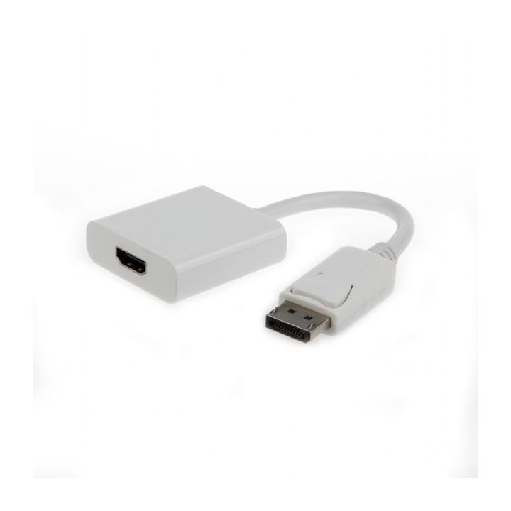 Купить Переходник DisplayPort -> HDMI Cablexpert A-DPM-HDMIF-002-W, 20M/19F, белый, пакет в Алматы