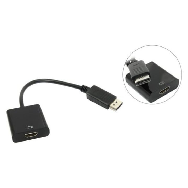 Купить Переходник DisplayPort - HDMI Cablexpert A-DPM-HDMIF-002, 20M/19F, пакет в Алматы