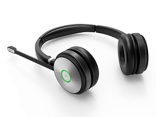 Купить Yealink WH62 Dual UC Дуо, Беспроводная, HD звук, 160м DECT, Шумоподав, USB-хаб в Алматы