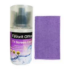 Купить F150419 "FAVORIT OFFICE TV Screen Clean Спрей 200 мл д/экранов, мониторов + салфетка из микрофибр в Алматы