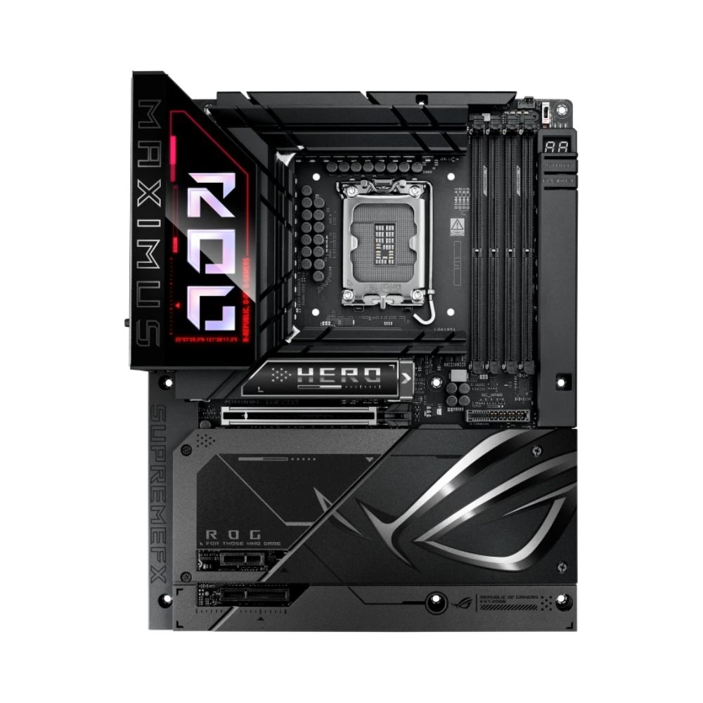 Купить Материнская плата ASUS ROG MAXIMUS Z890 HERO BTF, LGA1851 4xDDR5 4xSATA 6xM.2 HDMI USB-C ATX в Алматы