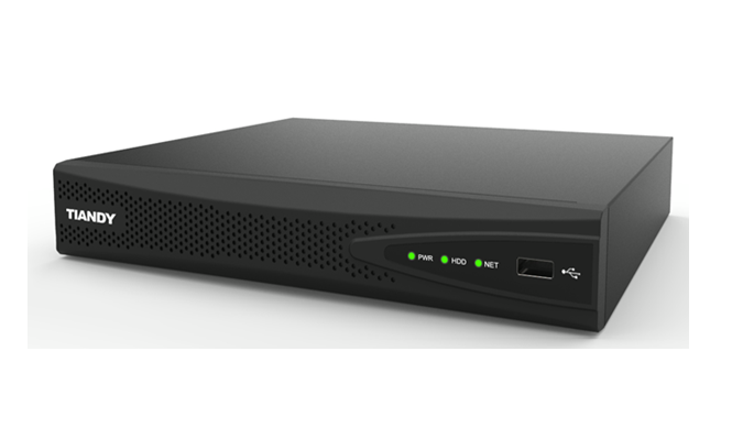 Купить Цифровой видеорегистратор POE 4CH TIANDY TC-NR1004M7-P1-T <4 канала, 1 HDD до 6TB, 4 POE порта, hdmi, vga> в Алматы