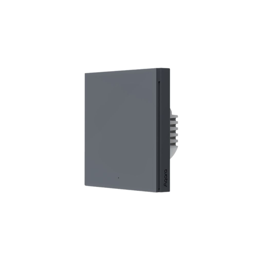Купить Настенный выключатель одноклавишный AQARA Smart Wall Switch H1 (No Neutral, Single Rocker, Grey) в Алматы