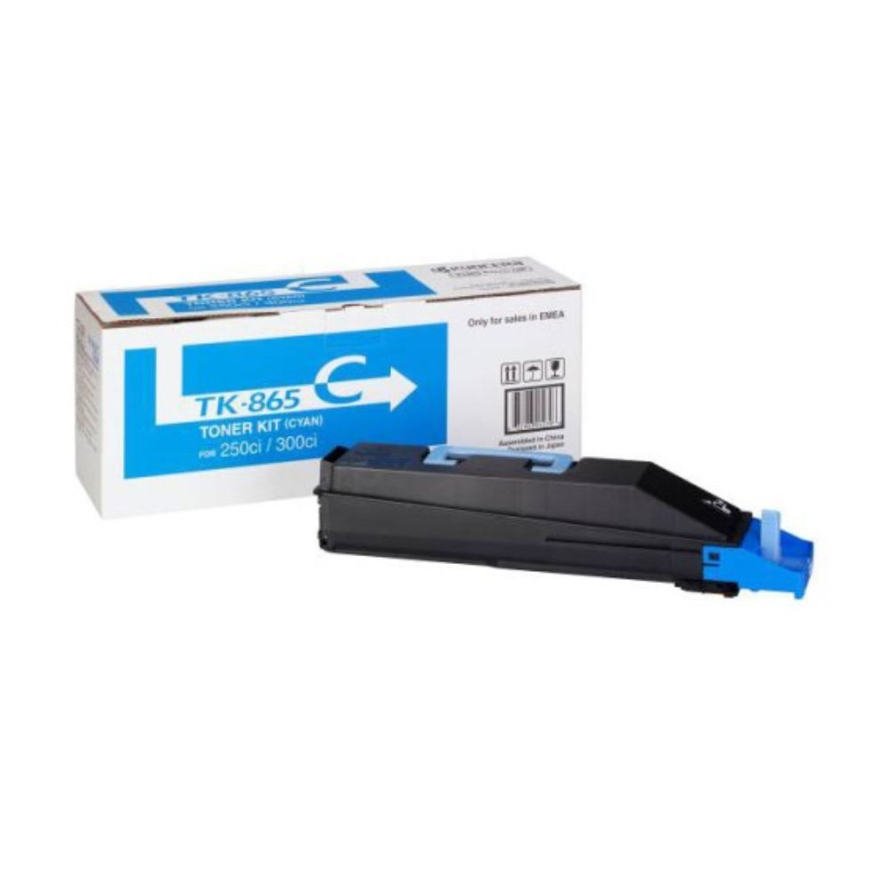 Купить Тонер-картридж&nbsp;Kyocera TK-865C 12 000 стр. Cyan для TASKalfa 250ci&nbsp;1T02JZCEU0 в Алматы