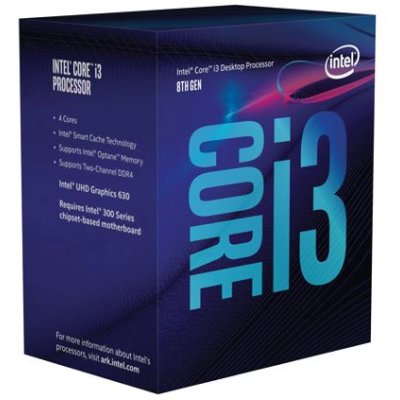 Купить CPU Intel Core i3 8100 3,6 GHz 6Mb 4/4 Core Coffe Lake 65W 1151 BOX                                                                                                                                                                                        в Алматы