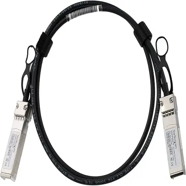 Купить SFP+, 10GE Direct Attach Copper Cable, 1 meter, Standard Temperature (0 through 70 DEGREE C), 0.57W, 30 AWG в Алматы