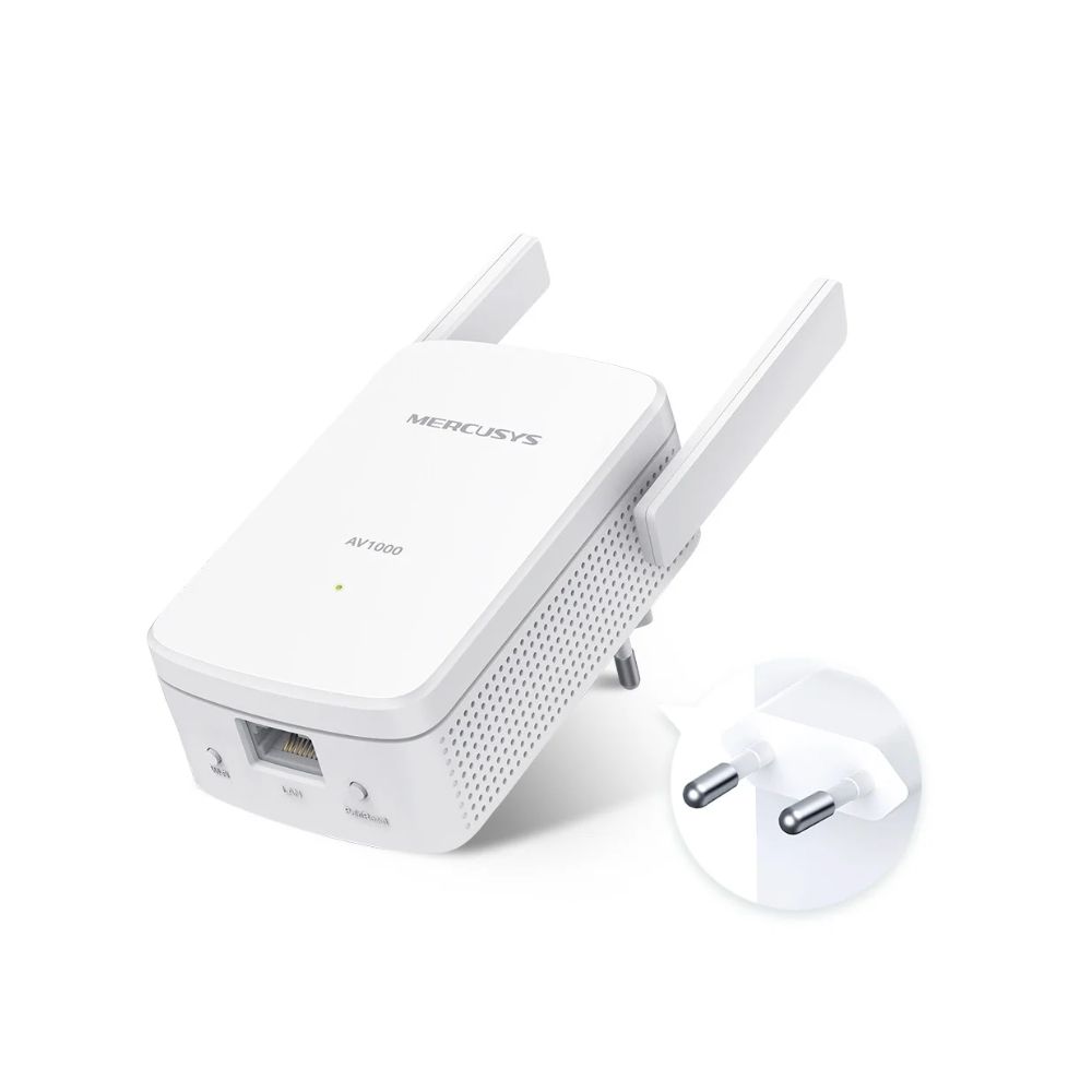Купить Сетевой адаптер Powerline Mercusys MP510 KIT AV1000 Комплект гигабитных Wi-Fi адаптеров Powerline, Wi-Fi 300  Мбит/с на 2.4 ГГц, 1000  Мбит/с по Powerline, 1 порт 1 Гбит/с, поддержка HomePlug AV2, 2 устройства в комплекте> в Алматы