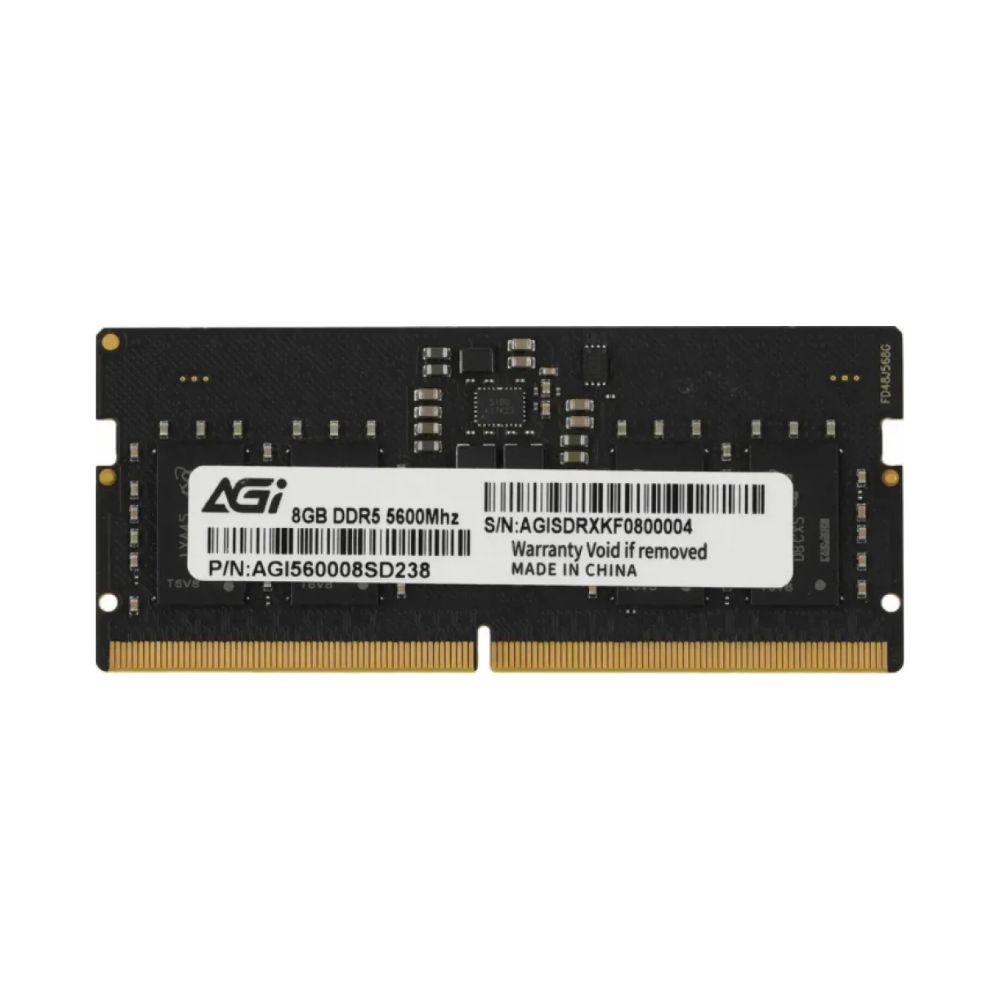 Купить SO-DIMM DDR5  8 GB <5600MHz> AGI, AGI560008SD238-ST, CL40 в Алматы