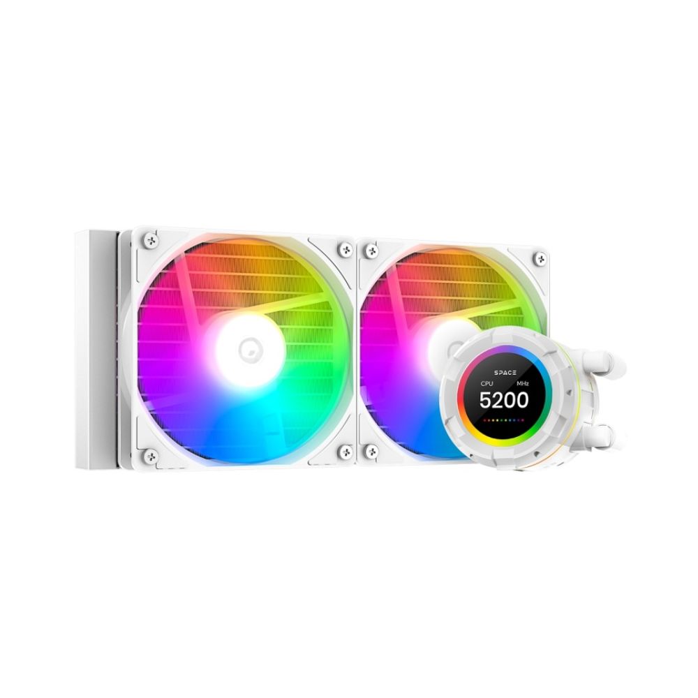 Купить Водяное охлаждение для процессора ID-COOLING SL240 XE WHITE в Алматы