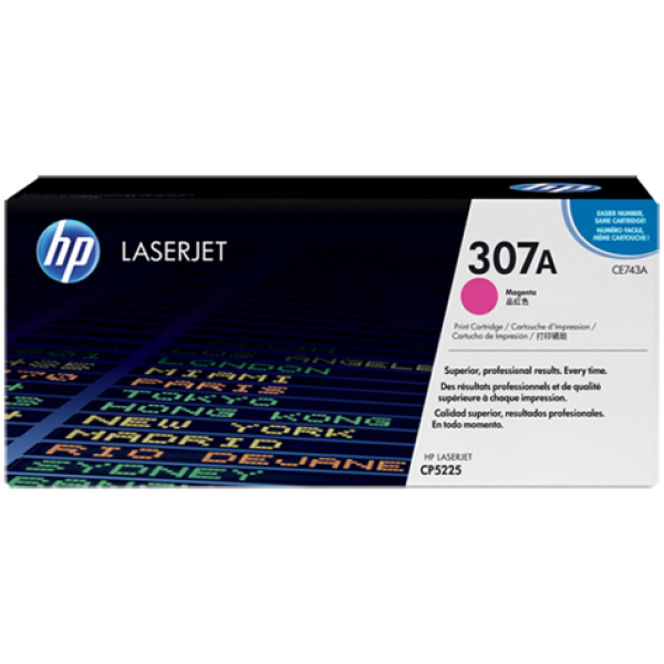 Купить Картридж лазерный HP CE743A Magenta Print Cartridge for HP LaserJet CP5225, up to 7300  в Алматы