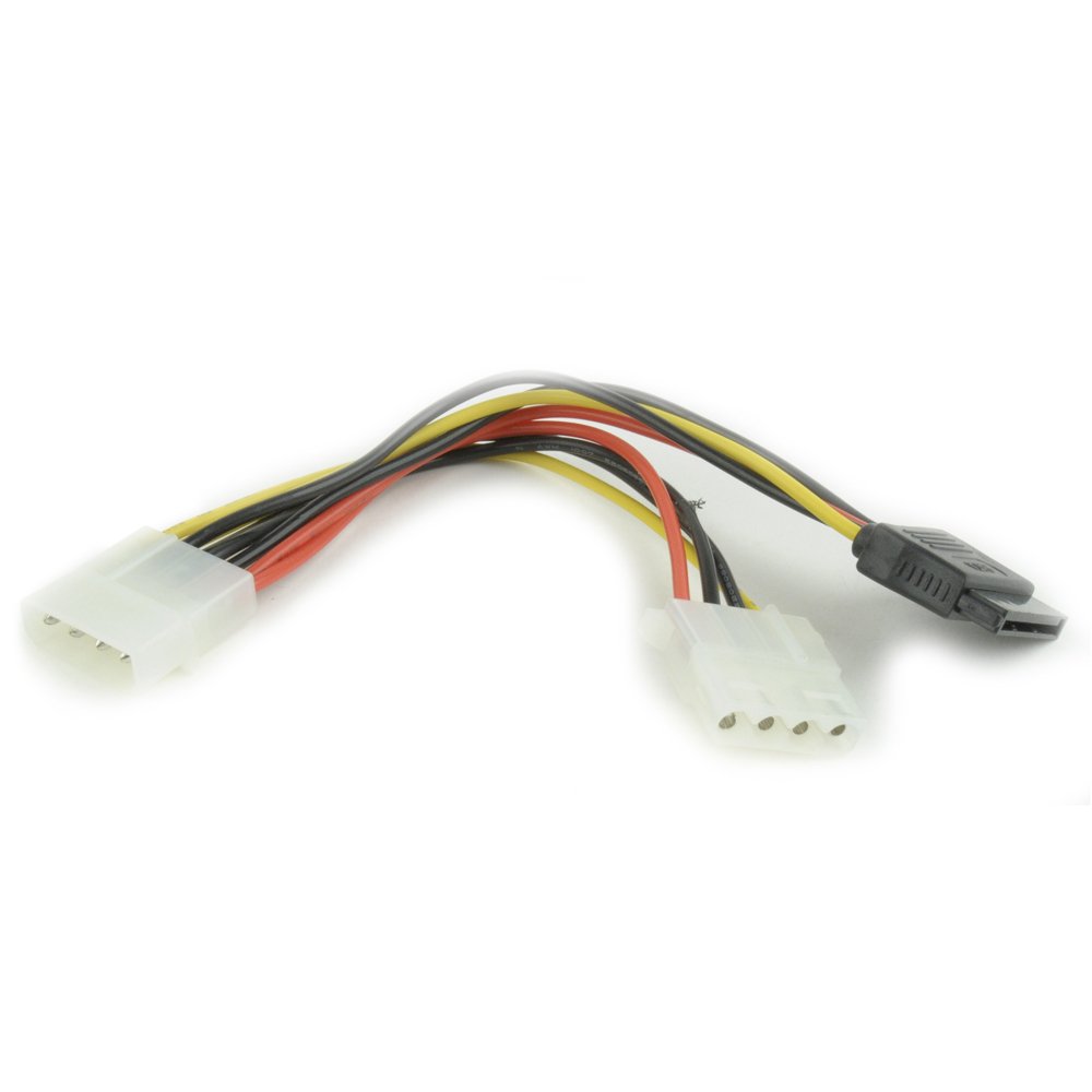 Купить Кабель питания SATA Cablexpert CC-SATA-PSY2, 15см, molex 4pin/molex4pin+sata 15pin, на 2 устр. в Алматы