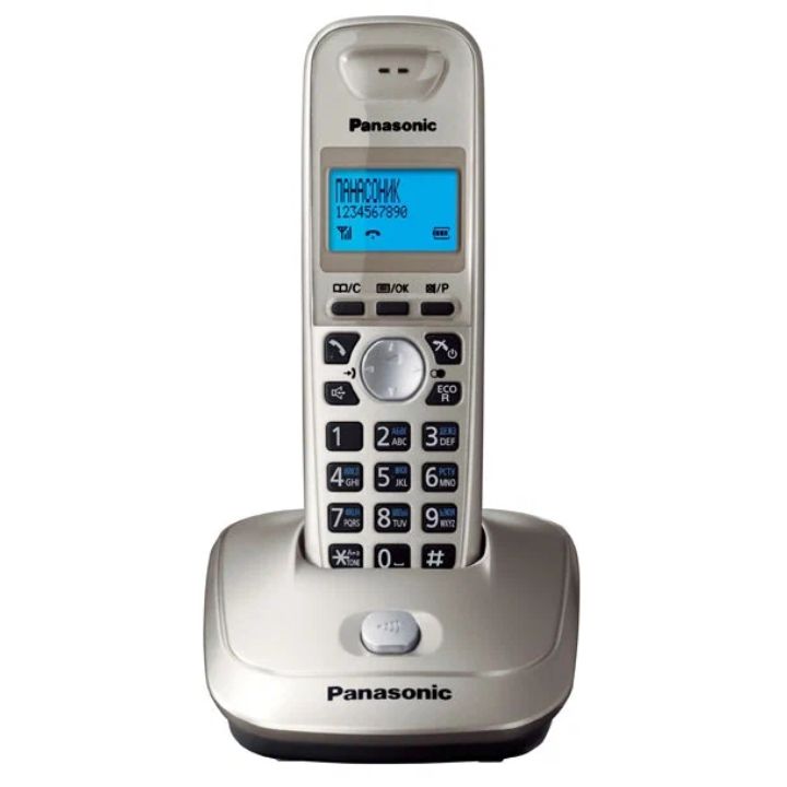 Купить Радиотелефон PANASONIC KX-TG2511 (RUN) Платиновый в Алматы