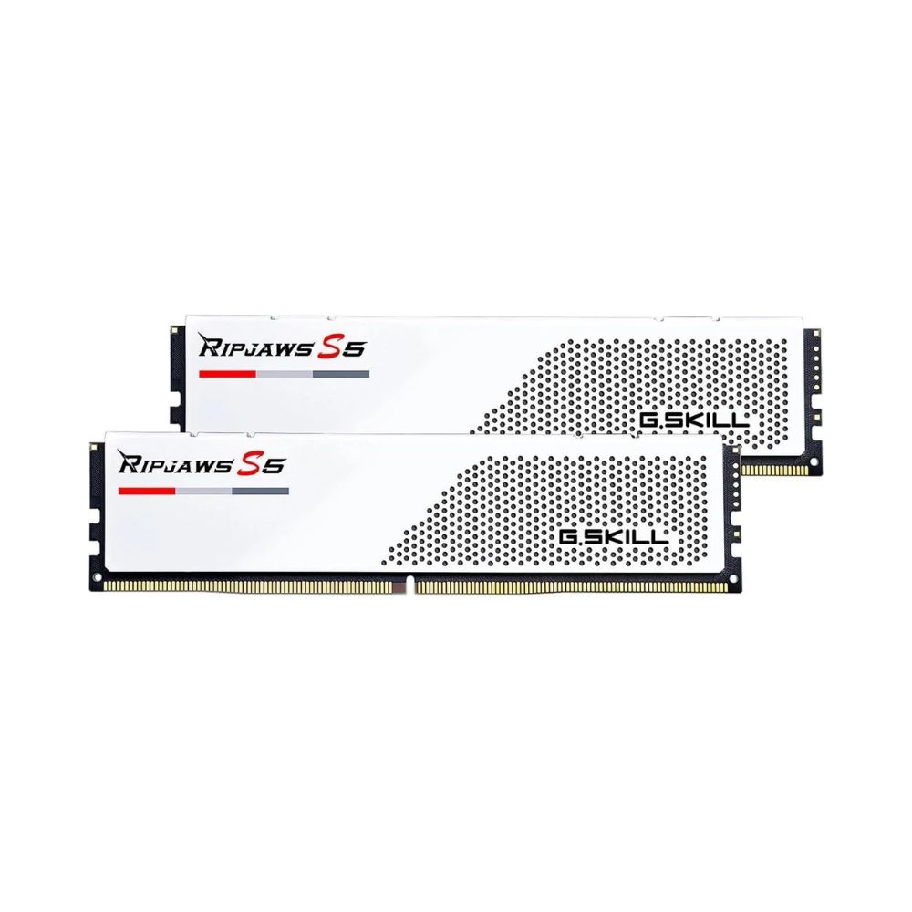 Купить DIMM DDR5 48 GB kit <5200MHz> G.Skill RipJaws S5 (AMD+Intel), F5-5200J4040A24GX2-RS5W, (2x24GB) в Алматы