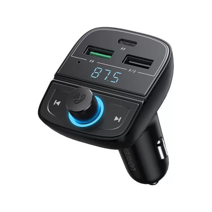 Купить Автомобильное ЗУ Ugreen CD229 FMamp;Bluetooth Transmitteramp;Car Charger + TF Slot, 80910 в Алматы