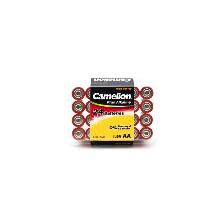 Купить Батарейка CAMELION Тип батареи АА (Пальчиковая) Plus Alkaline AA 1.5V 2800 mAh в уп.24 шт. LR6-PB24 в Алматы