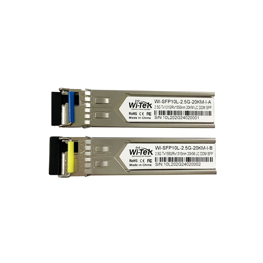 Купить WI-SFP10L-2.5G-20KM-I, промышленный модуль SFP+ с разъемом LC, до 20км, 2 шт. в Алматы