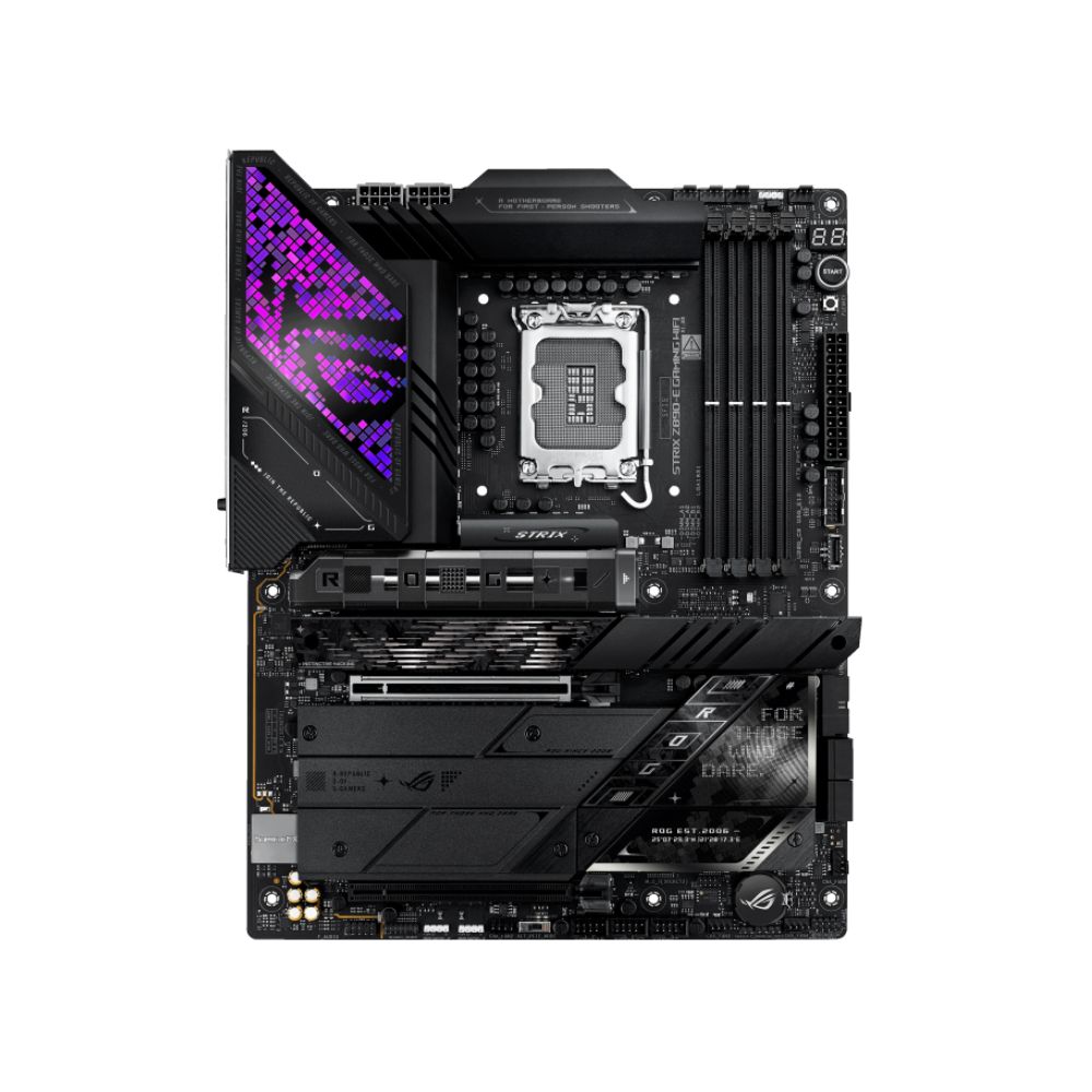 Купить Сист.плата ASUS ROG STRIX Z890-E GAMING WIFI, Z890, 1851, 4xDDR5, PCI-E x16, M2, SATA, HDMI, DP, Thundrbolt. WIFI7, BOX в Алматы