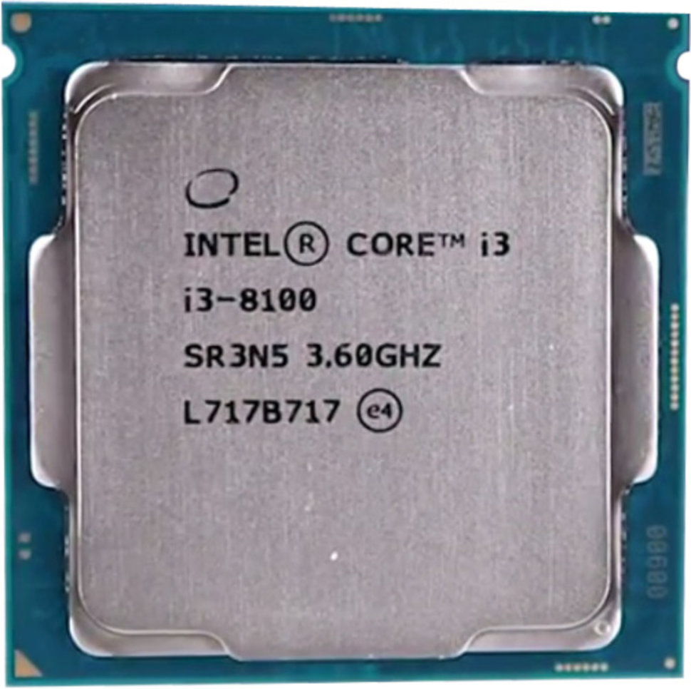 Купить Процессор Intel Core i3-8100 Coffee Lake (3600MHz, LGA1151 v2, L3 6144Kb), oem в Алматы