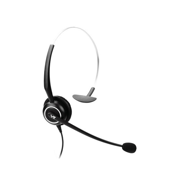 Купить Проводная гарнитура VT6200-D QD(P)-RJ9(03), Дуо, HD звук, QD, переходник QD-RJ09(03) в Алматы