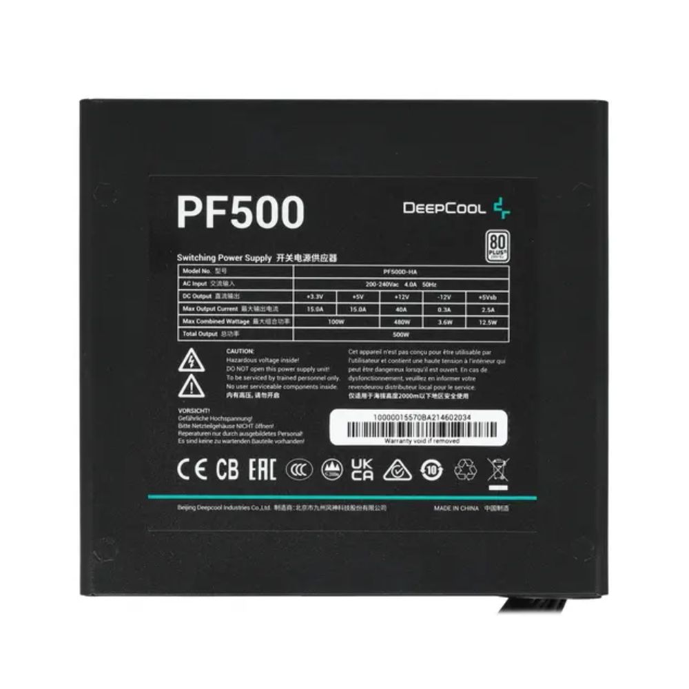 Купить Блок питания Deepcool PF500&nbsp;R-PF500D-HA0B-EU в Алматы