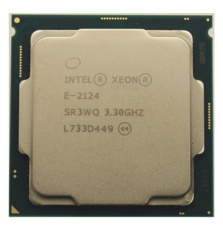 Купить Процессор Intel XEON E-2124, LGA1151, 3.3 GHz (max 4.3 GHz), 4 ядра, 4 потока, 71W, tray в Алматы