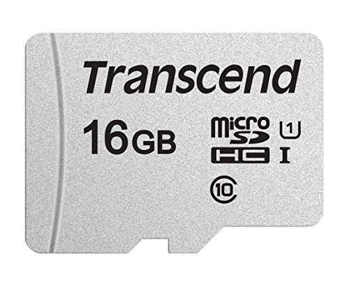 Купить Карта памяти MicroSD 16GB Class 10 U1 Transcend TS16GUSD300S в Алматы