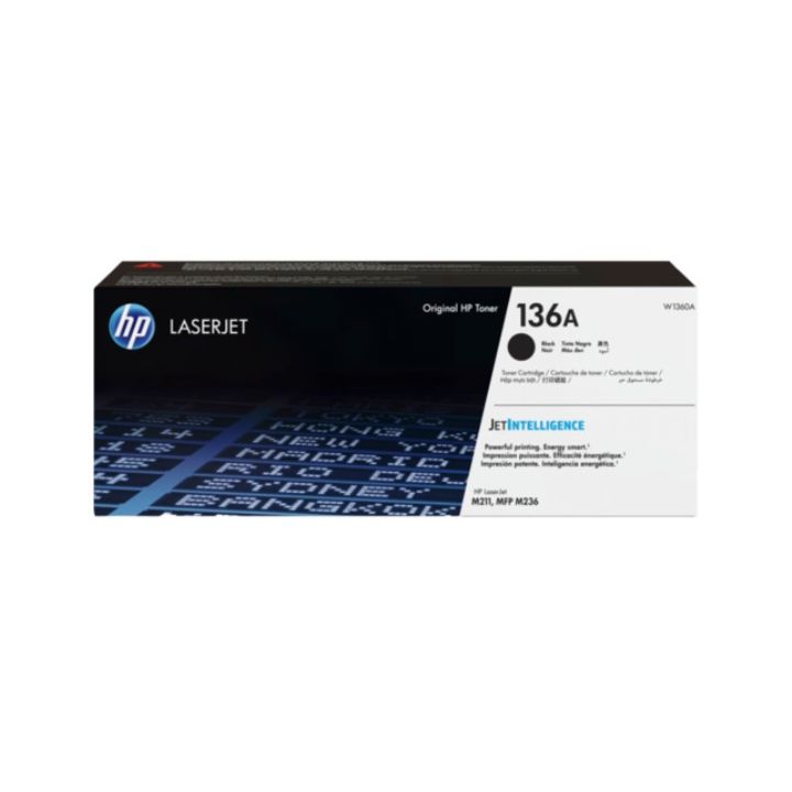 Купить HP W1360A 136A Black LaserJet Toner Cartridge for LaserJet M211/M236, 1150 pages в Алматы