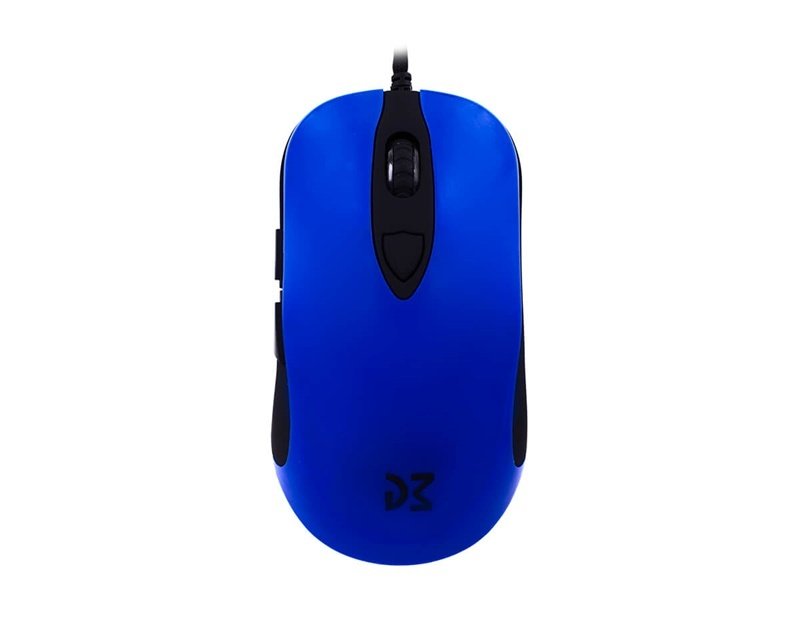 Купить Мышь Dream Machines DM1FPS_Blue <Оптический сенсор PMW3389, Плетеный шнур 1.8 m USB 16000 dpi> в Алматы
