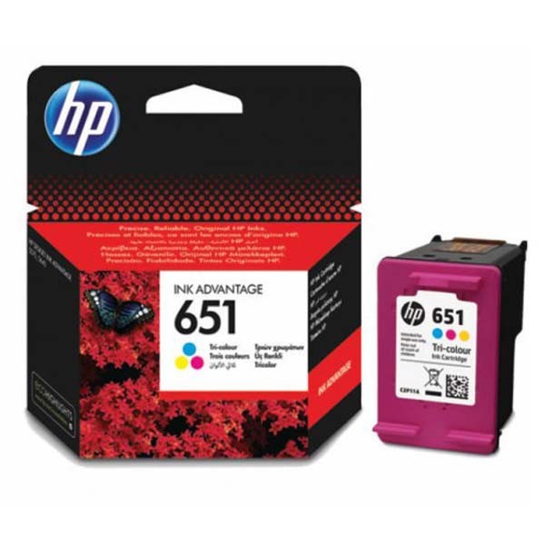 Купить Картридж HP Europe/C2P11AE/Чернильный/№651/трехцветный в Алматы