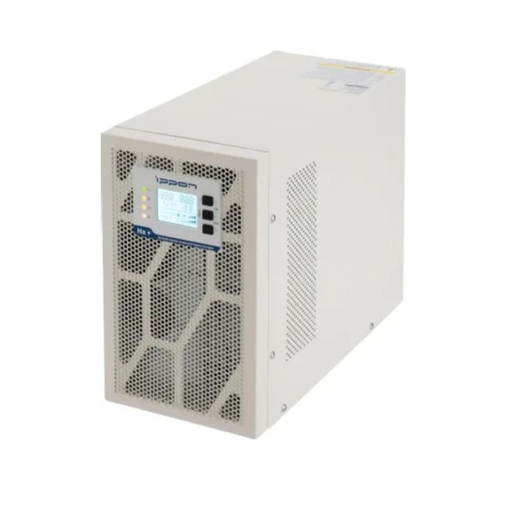 Купить ИБП Ippon Na+ TAE 2000 2000W/Tower online/батарея 12V 4,8Ah*6/USB-B /RS-232/EPO/4 euro роз/ЖК-дисплей/поддержка SNMP/Бел в Алматы