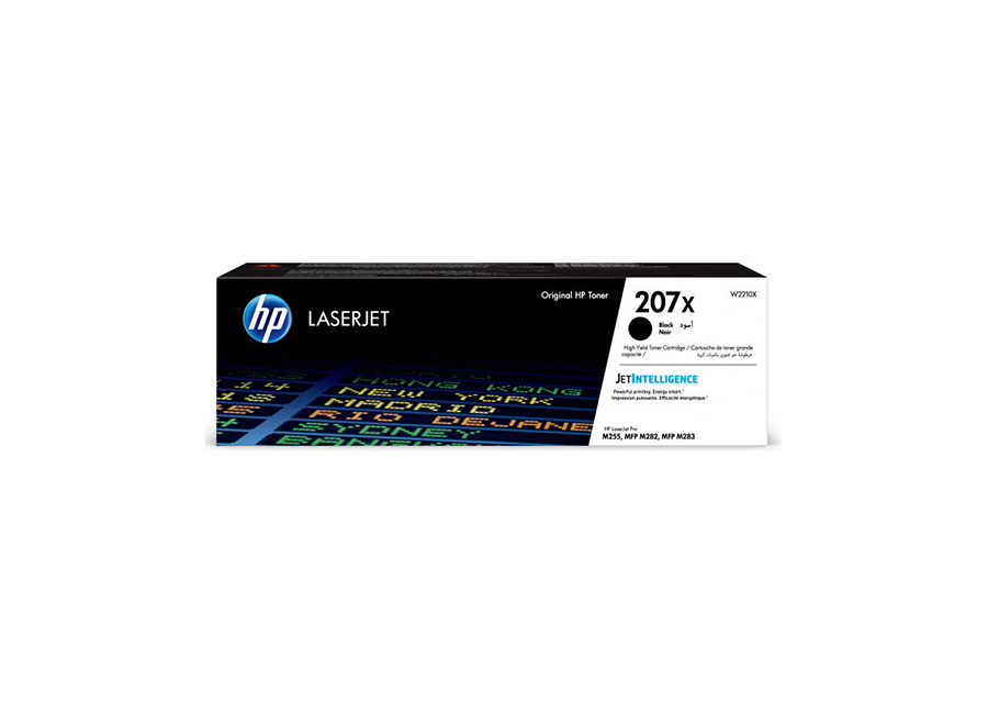Купить 207X Black Print Cartridge for Color LaserJet Pro M255, MFP M282/M283, up to 3150 pages. в Алматы
