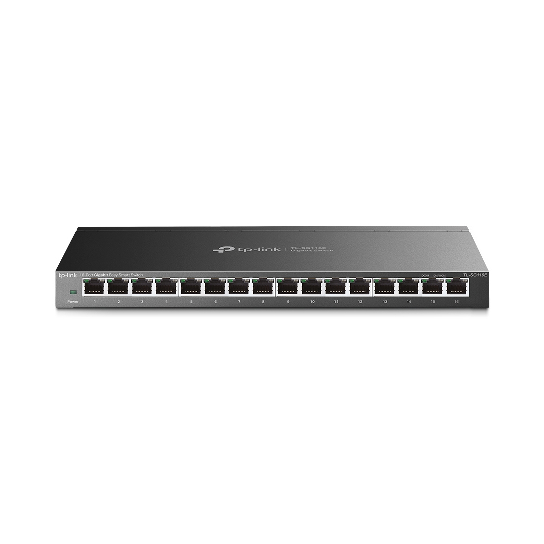 Купить Коммутатор Easy Smart GbE 16-портовый Tp-Link TL-SG116E <16 10/100/1000Mbps RJ45 ports, 16KB Jumbo frame, MTU/Port/Tag VLAN, IGMP Snooping, Link Aggregation, Port Mirroring, QoS> в Алматы