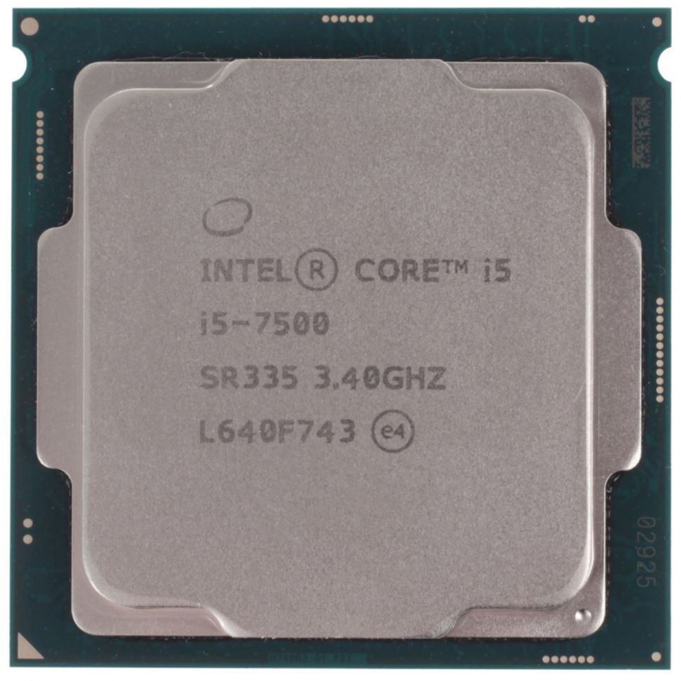 Купить Процессор CPU S-1151 Intel Core i5 7500 TRAY <3,4 GHz, Quad Core, Кеш L3- 6 Мб, HD Graphics 530, Kaby Lake> в Алматы