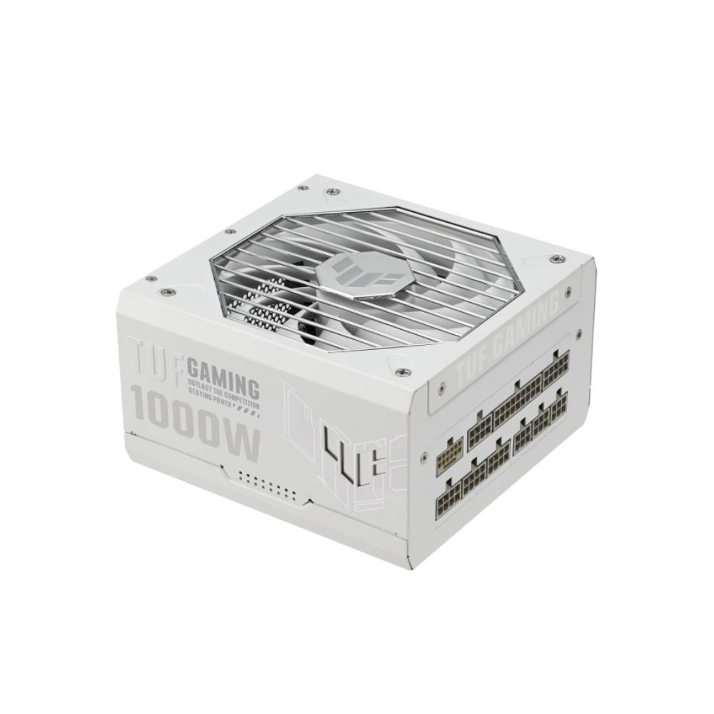 Купить Блок питания ASUS TUF-GAMING-1000G-WHITE, full modular,  ATX12V/80Plus Gold, ATX 3.0, WHITE в Алматы