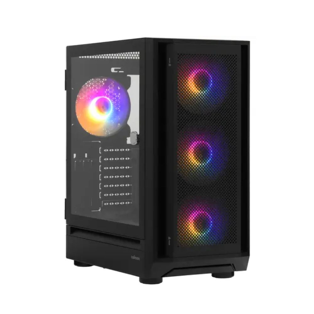 Купить Корпус Zalman I6 Black, without PSU, 1xUSB 3.0, 1xUSB 2.0, 1хUSB Type-C, 4x140mm RGB, TG Side Panel, ATX, черный&nbsp;I6BLACK в Алматы