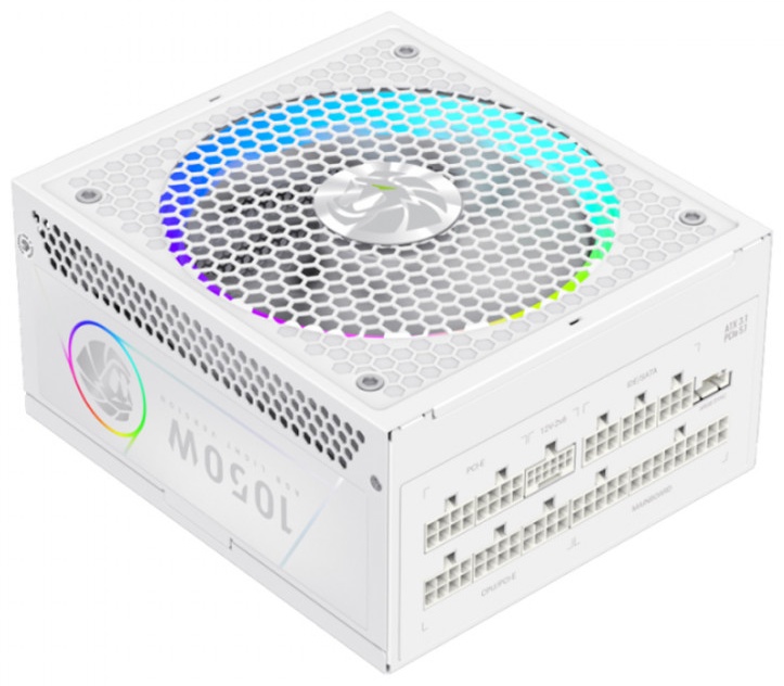 Купить Блок питания Gamemax RGB PRO 1050G WH Gold в Алматы