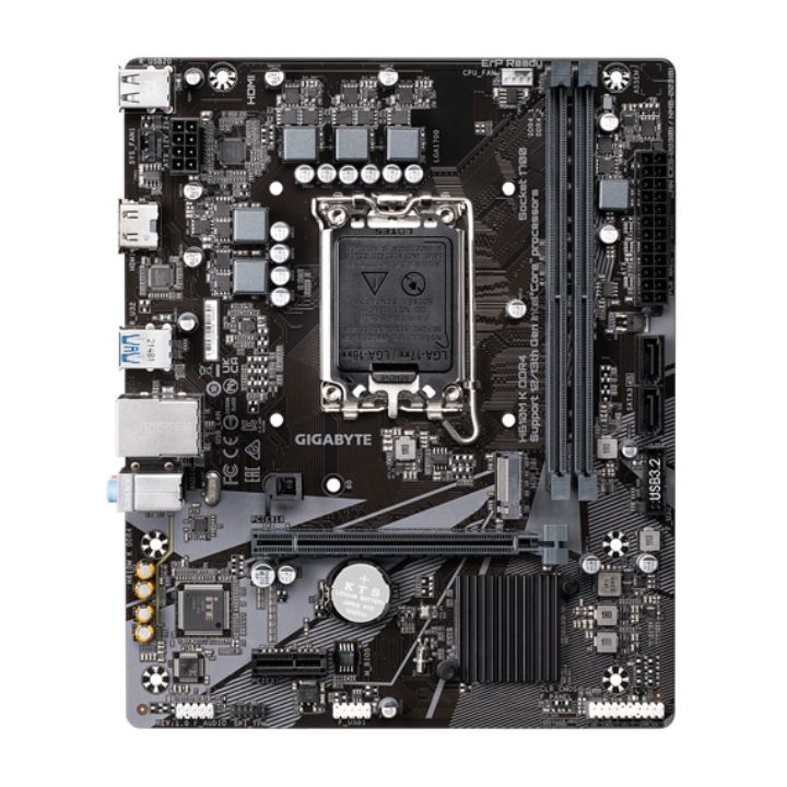 Купить Материнская плата GIGABYTE H610M K DDR4, LGA1200, H610, PCI-Ex 4.0, HDMI, 1xM.2, 2xSATA, DDR4 в Алматы