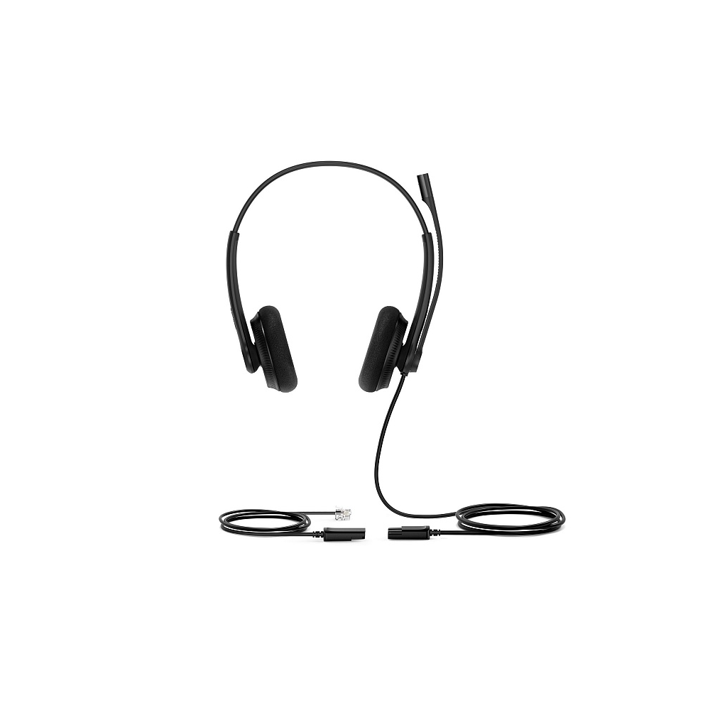 Купить Yealink YHS34 Lite Dual Дуо, Проводная, HD звук, QD, RJ9 в Алматы