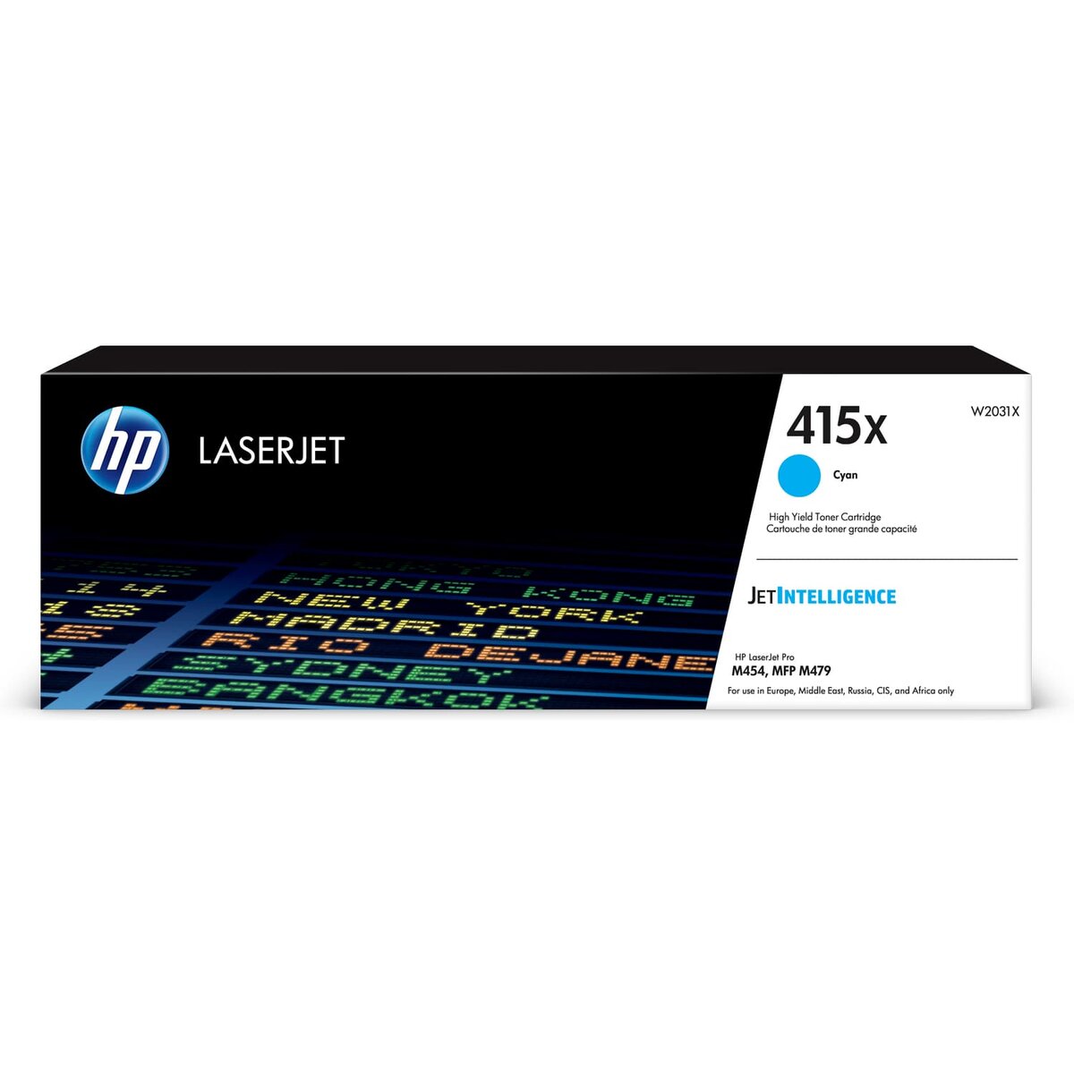 Купить 415X Cyan LaserJet Toner Cartridge for Color LaserJet M454/M479, up to 6000 pages в Алматы