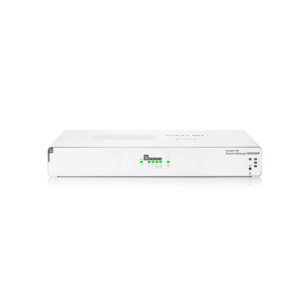 Купить Шлюз HPE Networking Instant On Secure Gateway 5-port SmartRate 2.5G PoE+ 64W SG2505P EU en (S0G34A#ABB) в Алматы