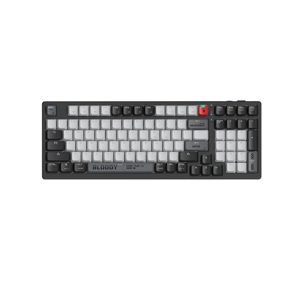 Купить Клавиатура игровая беспроводная Bloody WS98 Bloody Grey <механическая> в Алматы