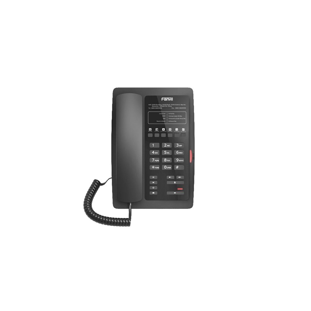 Купить             IP телефон Fanvil H3W (чёрный) в Алматы