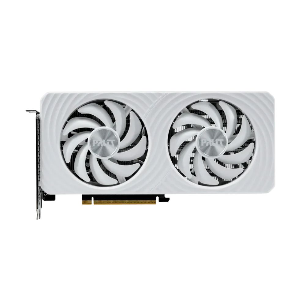 Купить PALIT GeForce RTX 5060Ti White OC 8GB GDDR7 128 bit, 1x HDMI 2.1b, 3x DP 2.1b, 2 Fan, 1x 8-pin pwr connector, 600W, 262.1 x 126.3 x 40.1 mm, NE7506TU19P1-GB2062M в Алматы