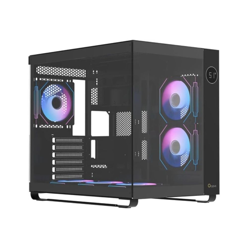 Купить Корпус Ocypus Iota C70 BK ARGB ATX/mATX/mITX 2xUSB, Type-C, Черный, Iota-C70-BKD600XX-GL в Алматы
