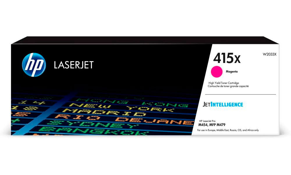 Купить 415X Magenta LaserJet Toner Cartridge for Color LaserJet M454/M479, up to 6000 pages в Алматы