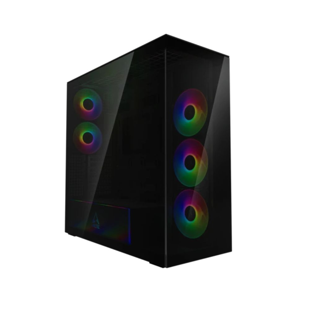 Купить Компьютерный корпус Arctic Xtender Black(Tinted Glass), 5 ARGB FAN, USB-C, 2xUSB-A, E-ATX в Алматы