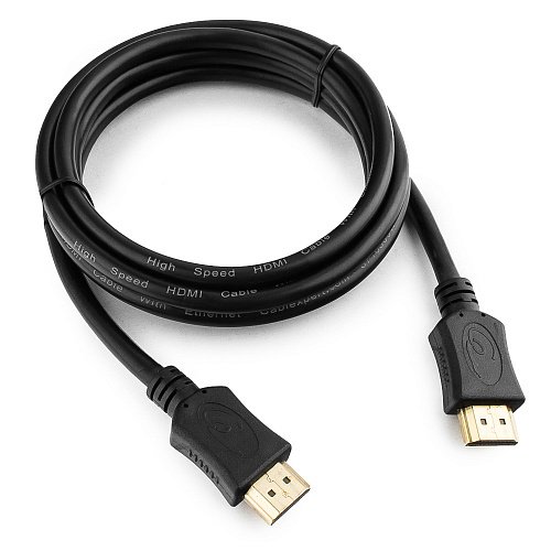 Купить Кабель HDMI Cablexpert CC-HDMI4L-6, 1.8м, v1.4, 19M/19M, серия Light, черный, позол.разъ, экр, пакет в Алматы